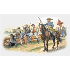 CONFEDERATE TROOPS (1863) (1/72 FIGURES)
