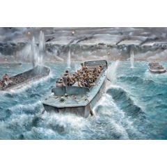 LCVP WITH US INFANTRY D DAY (1/35 MILITARY)