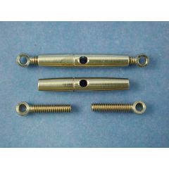 Turnbuckle 3mm Eye 18mm Ctr