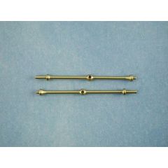 1 Hole Capping Stanchion Brass 30mm (pk10)