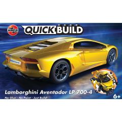 Airfix QUICKBUILD Lamborghini Aventador Yellow J6026