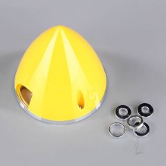 45mm Yellow Spinner (with Aluminium Back Plate)