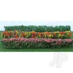 JTT 95510 Flower Hedges 5 Inch x 3/8 Inch x 5/8 Inch HO-Scale (8 per pack)