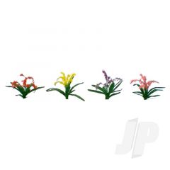JTT 95548 Flower Plants Assorted 3/8 Inch HO-Scale (30 per pack)