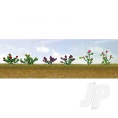 JTT 95557 Assorted Flower Plants 1 HO-Scale (12 per pack)