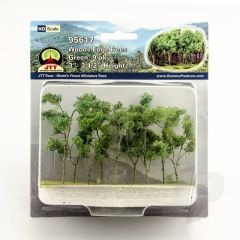 JTT 95617 Woods Edge Trees Green HO-Scale (9 per pack)