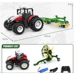 KORODY RC 1:24 TRACTOR WITH ROTARY RAKE - FOR PRE ORDER ONLY - EXPECTED EARLY OCTOBER