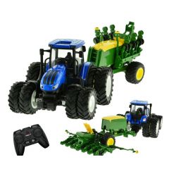 KORODY RC 1:24 TRACTOR WITH SEEDING TRAILER - FOR PRE ORDER ONLY - EXPECTED EARLY OCTOBER