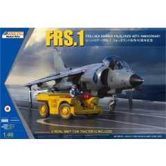 Kinetic 1/48 FRS.1 Sea Harrier with RN Tow Tractor K48138 (Falklands 40th Anniversary)