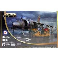 Kinetic 1/48 Harrier GR.3 Kit K48139 (Falklands 40th Anniversary) RN Tow Tractor Included