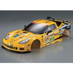 KILLERBODY CORVETTE GT2 190MM YELLOW FINISHED BODY