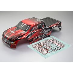 KILLERBODY RUBIK MT 1/10 FINIS HED BODY KNIGHT-RED PATTERN