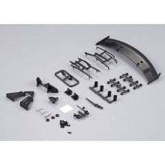 KILLERBODY 1/10 TC BASIC PLASTIC PARTS (BLACK FINISH)