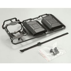 KILLERBODY BLACK PLASTIC JERRY CAN SET