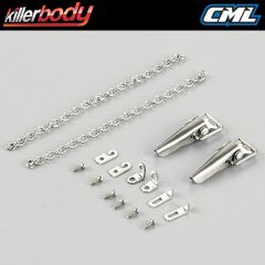 KILLERBODY1/10  TOYOTA LAND CRUISER LC70 METAL BED LOCK CATCH KB48613