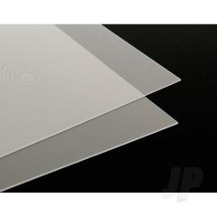 .010in 8.5x11in Clear Plastic Sheet (2pcs)