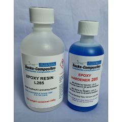 Bucks-Composites Model Coating & Laminating Epoxy Resin L285 & Hardener 285. (24 hour Cure Time)