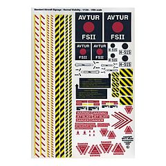 SAS - Standard Aircraft Signage - 1:6 - 1:12 Scale