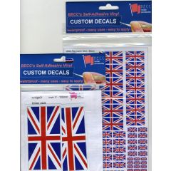 Becc Decals VGB01 - Union Jack 5mm-50mm 