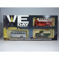 Lledo Limited Edition Days Gone Die Cast VE Day 50 Year Celebration Triple Pack