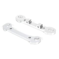 Rear Hinge Pin Braces Aluminum Silver(2): MTXL