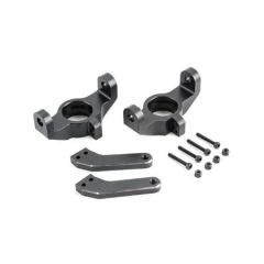 Front Spindle Set Black Aluminium: MTXL