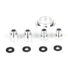 Engine Mount Spacer & Clutch Mount Aluminium Silver: MTXL