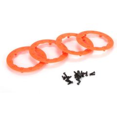 Beadlock Ring Orange w/ Screws (4): 22SCT