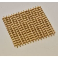 White wood grating 3x52x52mm