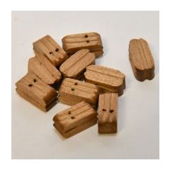 Walnut Double Block 7mm (10)