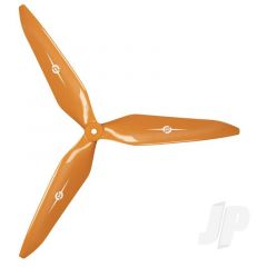 11x10 3X Power X-Class Giant Racing Drone Propeller (CW) Reverse/Pusher Orange