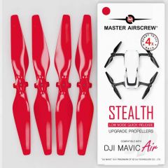 5.3x3.3 DJI Mavic Air STEALTH Upgrade Propeller Set 4x Red