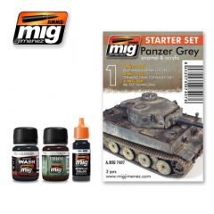 PANZER GREY - STARTER WEATHERING SET 