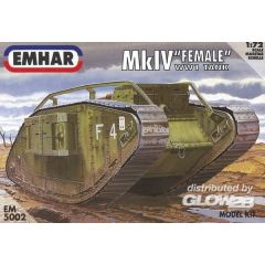 Plastic Kit Emhar 1:72 Mk IV Female WW1 Heavy Battle Tank