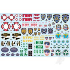 NYC Auxiliary Service Logos Decal Pack