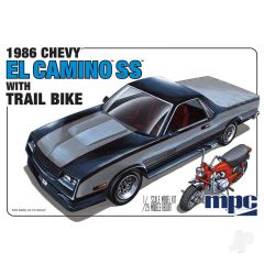 Plastic Kit MPC 1/25 MPC 1986 Chevy El Camino SS with Dirt Bike