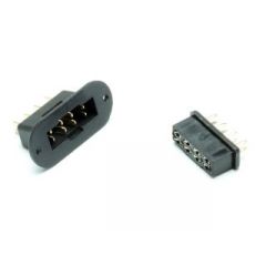 MPX-Style 8 Pin socket connector and plug connector (pair)