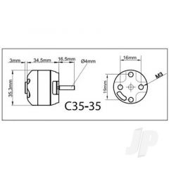 ROXXY BL Outrunner (C35-36-950kV)