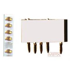 Multiplex Flat Socket 5 Pin 5pcs MPX787033 (76)