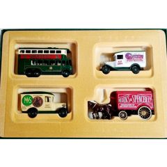 Lledo Limited Edition Marks & Spencer Collection of 4 Vehicles - Boxed (1990 Set) with oigiinal paper work