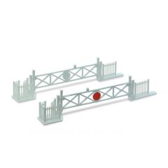 Peco  NB-50 Level Crossing Gates (4) with Wicket Gates and Fencing N Gauge