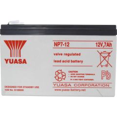 Yuasa NP7-12 VRLA 12 V 7 Ah AGM Used 1 year old from alarm