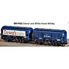 Peco NR-P502 Whisky Grain Hoppers - Dewars  White Horse Whisky