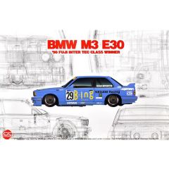 NUNU 1/24 BMW M3 E30 JTC ‘1990 InterTEC class winner Car Model Kit 24019