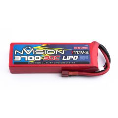 NVision NVISION LIPO 3S 3S-11.1V-3700-30C (135.9x42.5x22.1/291g) -DEANS