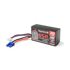 Reaction 2 7.4V 650mAh 2S 20C LiPo Hardcase EC2