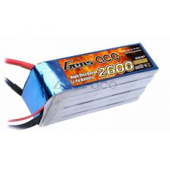 Li-Po 6S 22.2V 2600mAh 45C with EC5