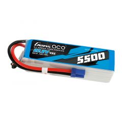 Li-Po 6S 22.2V 5500mAh 45C with EC5