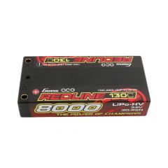 Li-Po HV Car Hard Case 1S2P 3.8V 8000mAh 130C RL Short 4mm