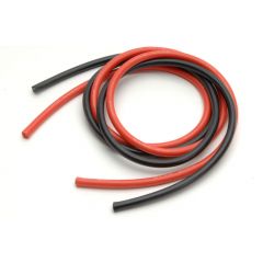 8AWG Sil Wire 1M Red & 1M Black